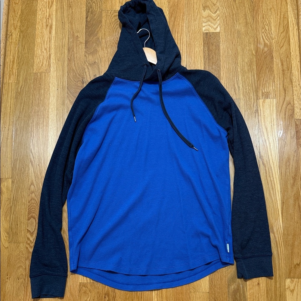 American Eagle Outfitters Blue and Navy Hoodie
